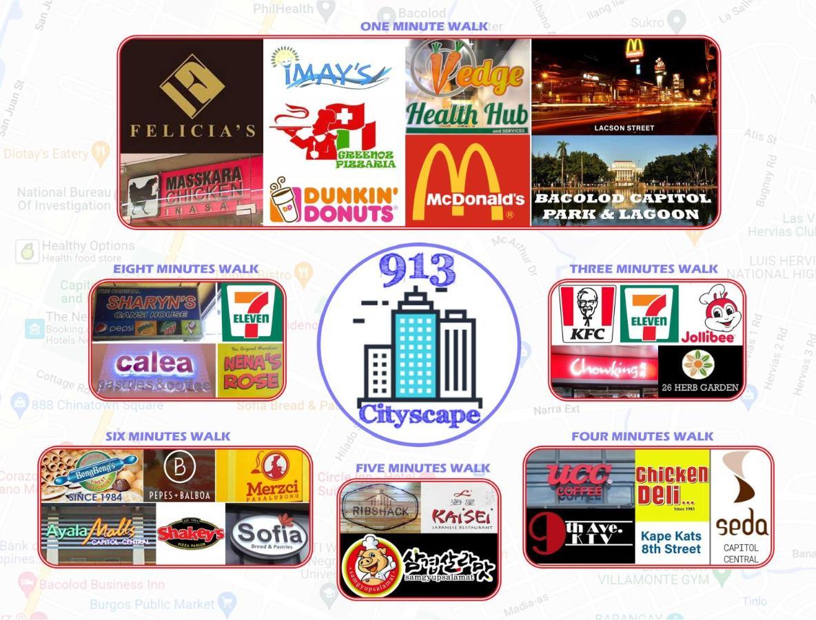 913Cityscape Located At City Center Bacolod Exteriör bild